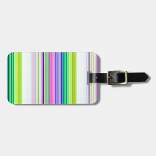 Etiqueta De Bagagem Tiras de neon coloridas a quente