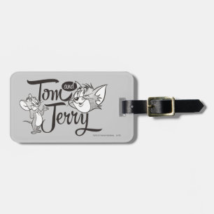 Etiqueta De Bagagem Tom e Jerry Tom e Jerry que olha doce