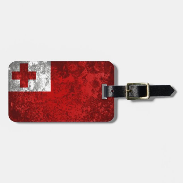 Etiqueta De Bagagem Tonga (Frente Horizontal)