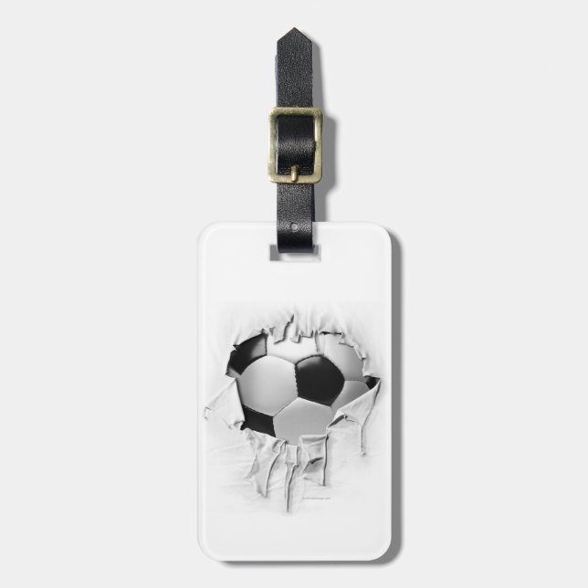 Etiqueta De Bagagem Torn Soccer (Frente Vertical)