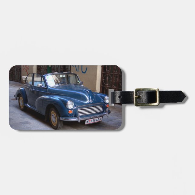 Etiqueta De Bagagem Torneio Conversível Morris Minor (Frente Horizontal)