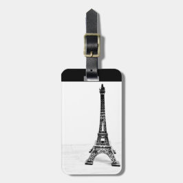 Etiqueta De Bagagem Torre Eiffel