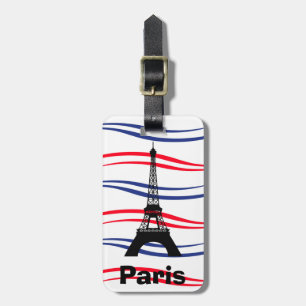 Etiqueta De Bagagem Torre Eiffel