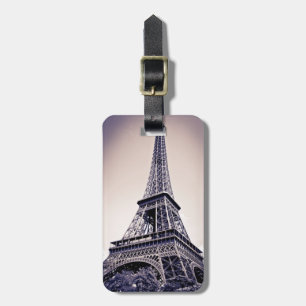 Etiqueta De Bagagem Torre Eiffel, Paris, França