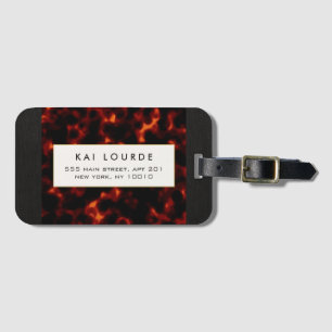 Etiqueta De Bagagem Tortoisinferno Na moda Chic