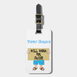 Etiqueta De Bagagem Trabalhará para o Tag da bagagem do cruzeiro