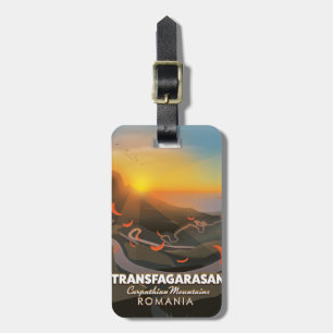 Etiqueta De Bagagem Transfagarasan,Montanhas Cárpticas, Rodovia Romê