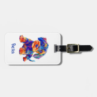 Etiqueta De Bagagem Travel Dog, coloured, cute,