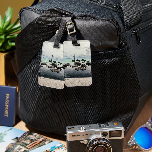 Etiqueta De Bagagem travelog_3 (Frente e verso)