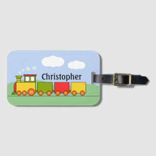 Etiqueta De Bagagem Trem de Brinquedo Personalizado