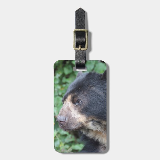 Etiqueta De Bagagem Tremarctos ornatus (Frente Vertical)