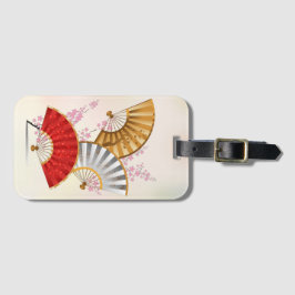 Etiqueta De Bagagem Três ventiladores primavera