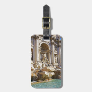 Etiqueta De Bagagem Trevi fountain