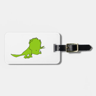 Etiqueta De Bagagem Triceratops