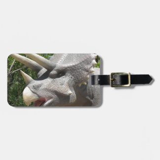 Etiqueta De Bagagem Triceratops dinossauro