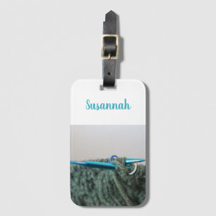 Etiqueta De Bagagem Tricô personalizado