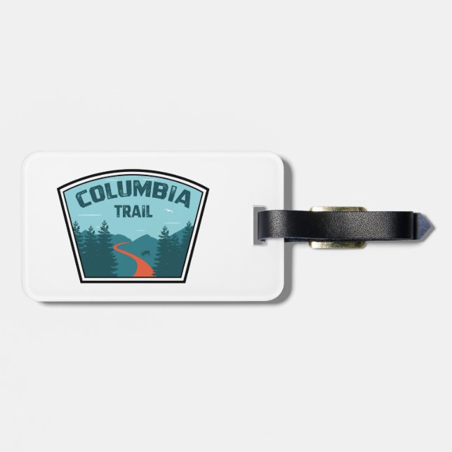 Etiqueta De Bagagem Trilha Columbia Nova Jersey (Traseira Horizontal)