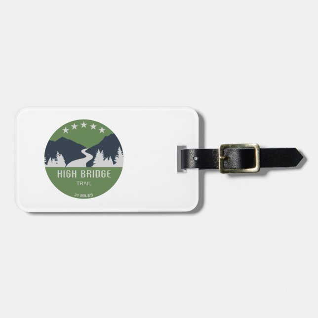 Etiqueta De Bagagem Trilha de Ponte Alta (Frente Horizontal)