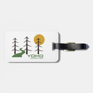 Etiqueta De Bagagem Trilha do Parque Nacional Yoho
