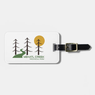 Etiqueta De Bagagem Trilha do Parque Provincial Mehatl Creek