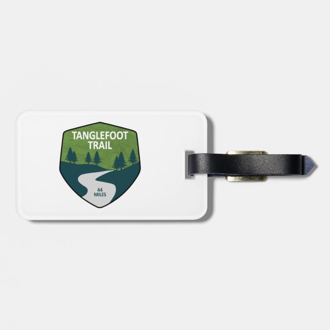 Etiqueta De Bagagem Trilha Tanglefoot (Traseira Horizontal)