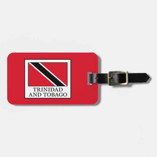 Etiqueta De Bagagem Trinidade e Tobago (Frente Horizontal)