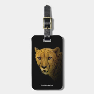 Etiqueta De Bagagem Trocando olhares com um Chita Magnífico