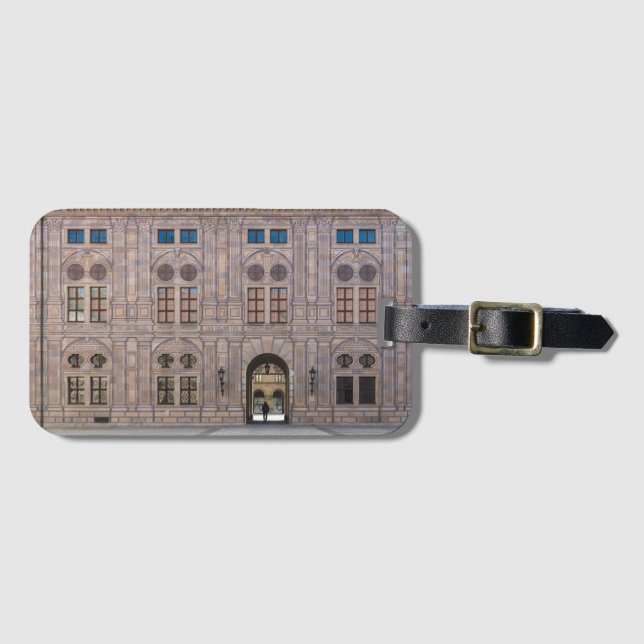 Etiqueta De Bagagem Trompe-L'oeil Alemanha (Frente Horizontal)