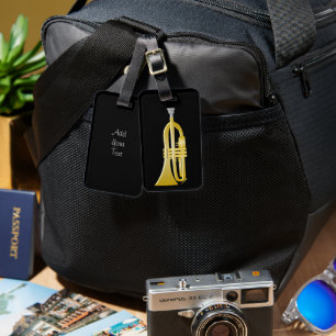 Etiqueta De Bagagem Trompete