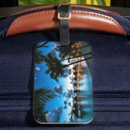 Etiqueta De Bagagem Tropical Bora Bora