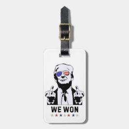 Etiqueta De Bagagem Trump 47 Ganhamos Inauguração 47 Presidente dos EU
