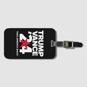 Etiqueta De Bagagem Trump Vance 2024 Votação Trump 2024 Eleições