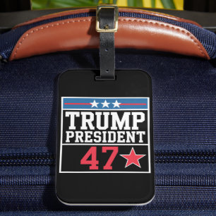 Etiqueta De Bagagem Trump Vence Eleição 2024 Trump Venceu 2024