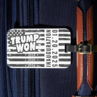 Etiqueta De Bagagem Trump Won 2024