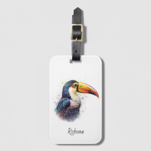 Etiqueta De Bagagem Tucano Esplendor Tropical, personalizado