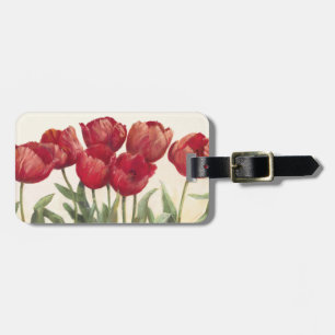 Etiqueta De Bagagem Tulipas do rubi