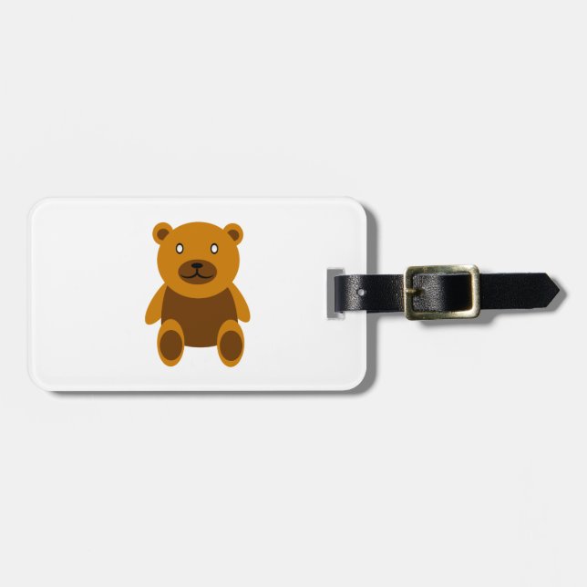 Etiqueta De Bagagem Turma do urso pardo (Frente Horizontal)
