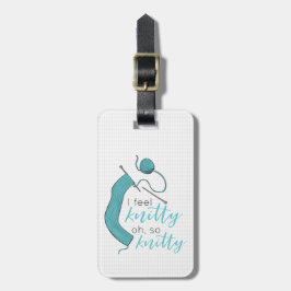 Etiqueta De Bagagem Turquesa Eu Sinto-Me Bela, Oh Tão Bela