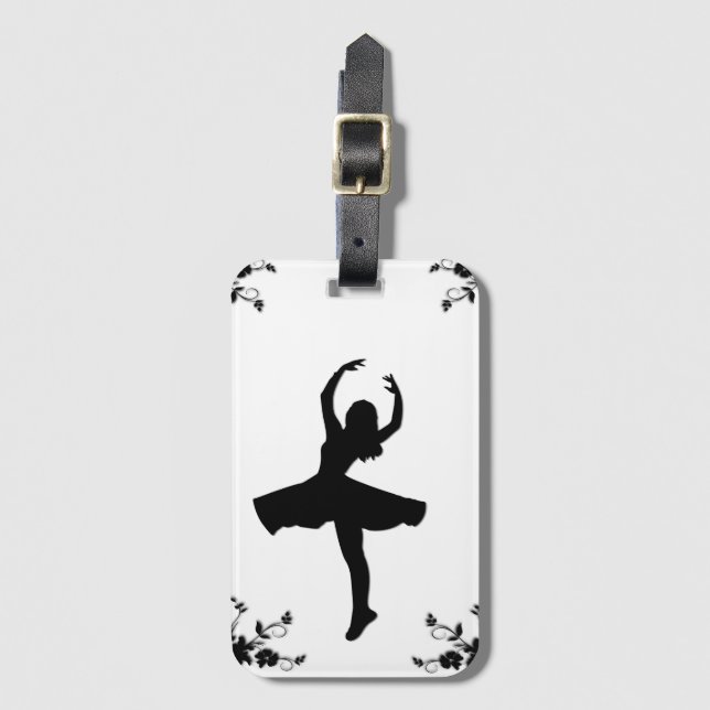 Etiqueta De Bagagem Twirl Dancer (Frente Vertical)