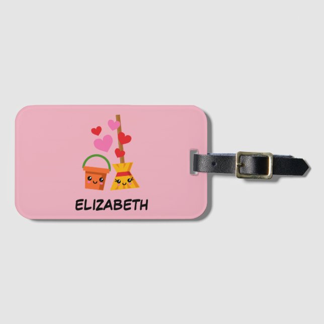 Etiqueta De Bagagem Um Amor Duradoura (Frente Horizontal)