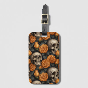 Etiqueta De Bagagem Um desenho da série A Skull and Roses 11