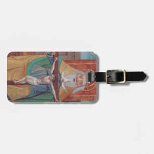 Etiqueta De Bagagem Um Deus Santa Trindade na Glória