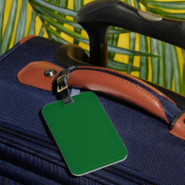 Etiqueta De Bagagem Um fundo verde sólido preenche toda a imagem