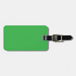 Etiqueta De Bagagem Um fundo verde vibrante preenche a imagem