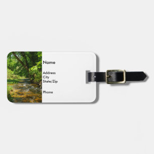 Etiqueta De Bagagem Um País Creek