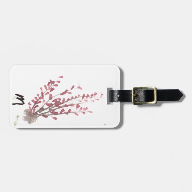 Etiqueta De Bagagem Um toque de Fuschia (Frente Horizontal)