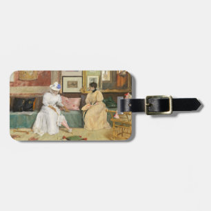 Etiqueta De Bagagem Uma chamada amigável, 1895 (óleo em canvas)