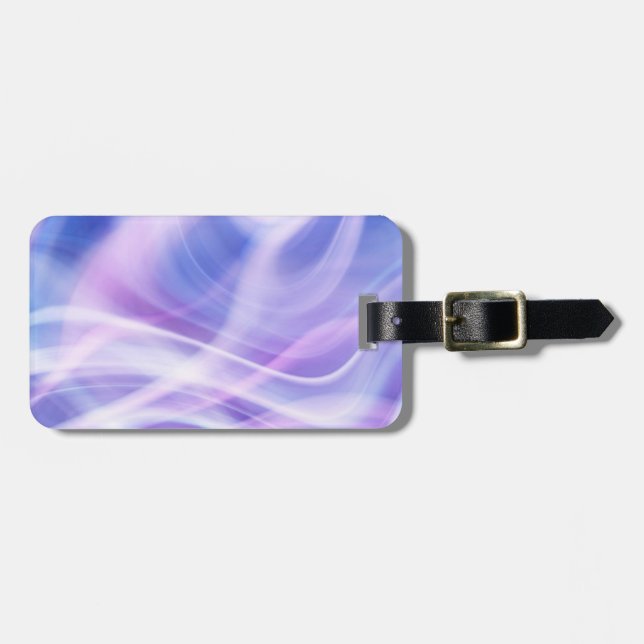Etiqueta De Bagagem Uma Névoa Pastel Mística (Frente Horizontal)
