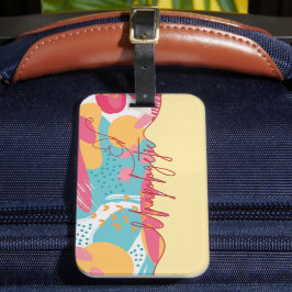 Etiqueta De Bagagem Unapologetic Bold Feminine Statement