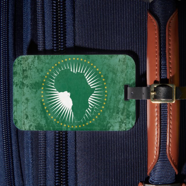 Etiqueta De Bagagem União Africana (Frente Insitu 4)
